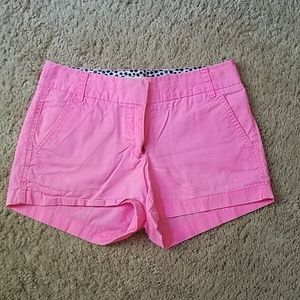 J.Crew Pink Chino Shorts